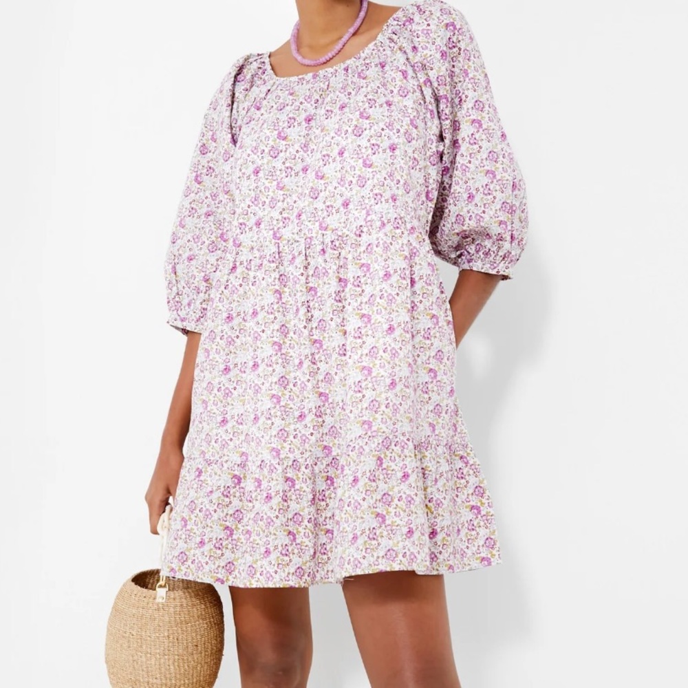 Lilac Floral Mini Dress - Tuckernuck (Hyacinth House)
